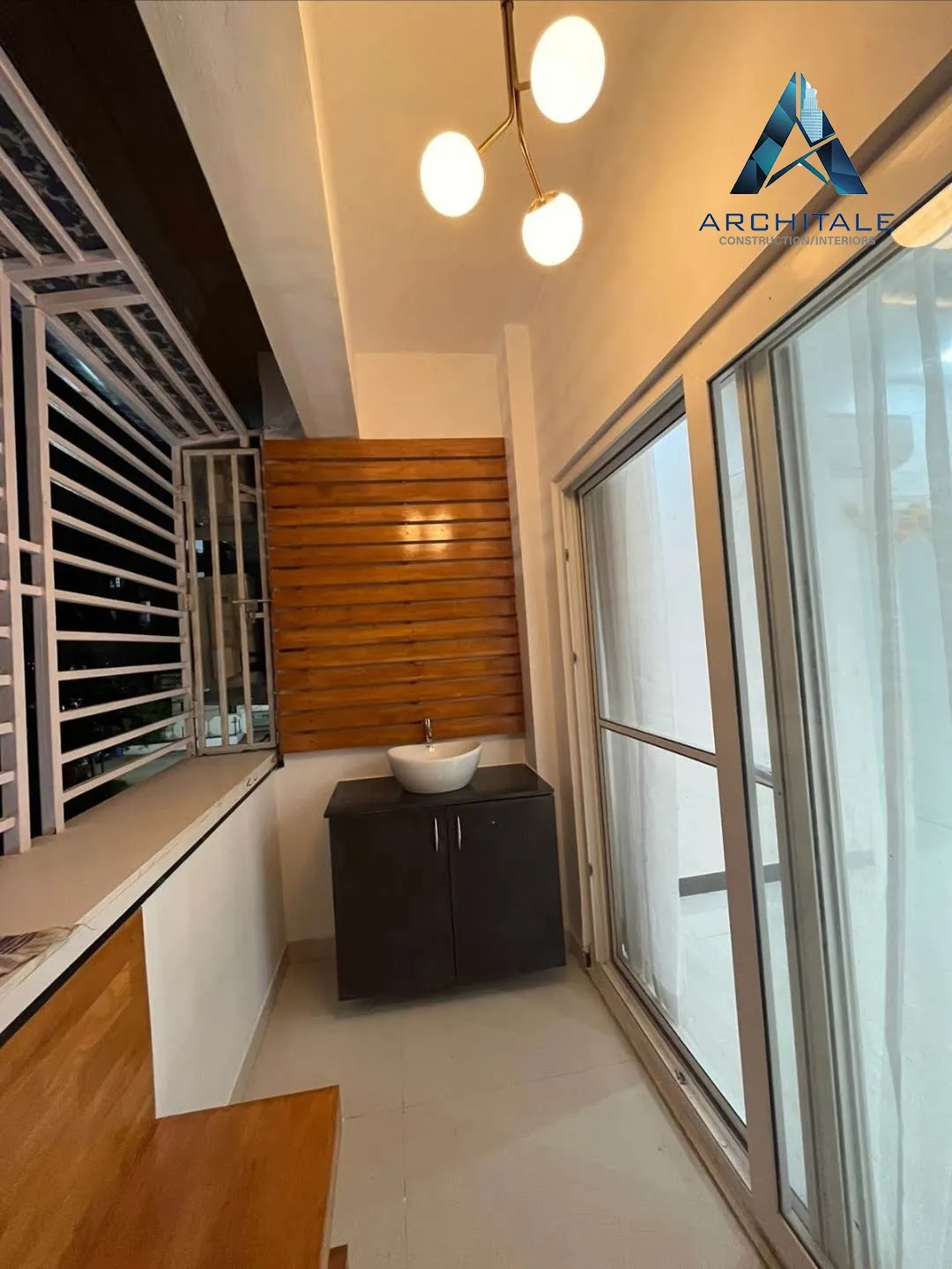 2BHK Interior Project — Completed — Balcony