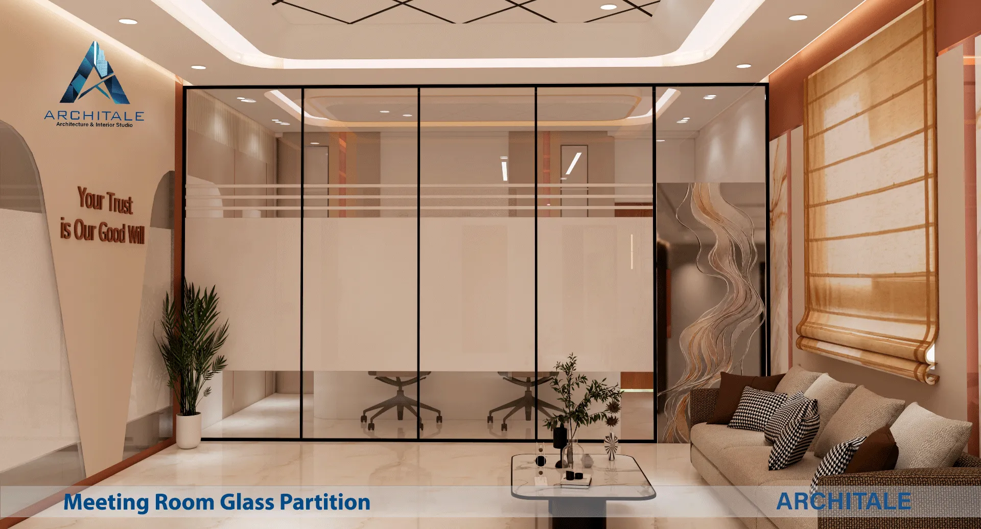Sunandha Jewellery — Meeting Room Glass Partition
