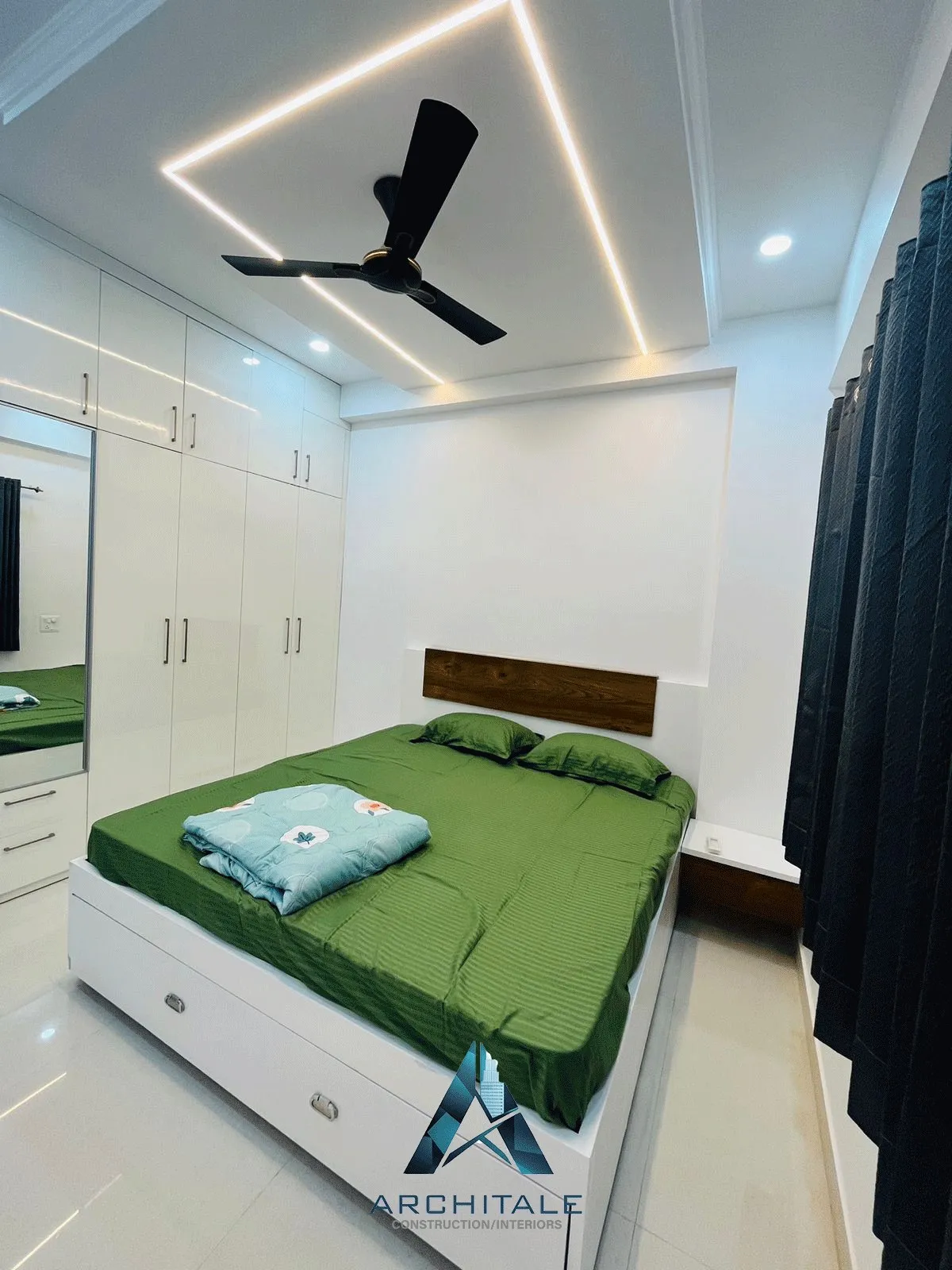 2BHK Interior Project — Completed — Vanamthopu Bed Room 2